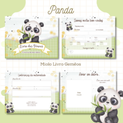 Livro do Bebê - Gêmeos Meninos - Panda - comprar online