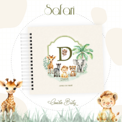 Livro do Bebê - Safari Monograma