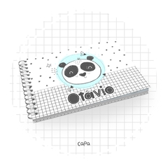 Livro do Bebê - Panda Minimalista