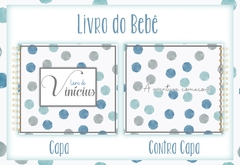 Livro do Bebê - Poá Azul