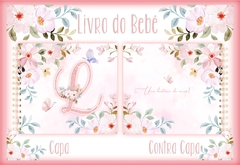 Livro do Bebê - Floral com Monograma