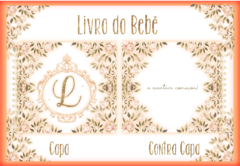 Livro do Bebê - Floral com Monograma