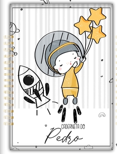 Caderneta de Vacinas - Astronauta Minimalista