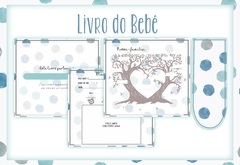 Livro do Bebê - Poá Azul - comprar online