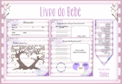 Livro do Bebê - Floral - loja online