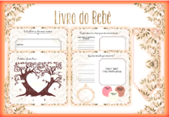 Livro do Bebê - Floral com Monograma - comprar online