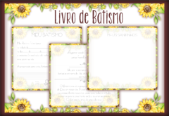 Livro do Batismo - Girassol - comprar online
