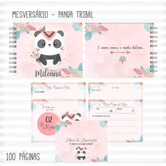 Álbum Mesversário - Panda Menina