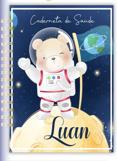 Caderneta de Vacinas - Urso Astronauta