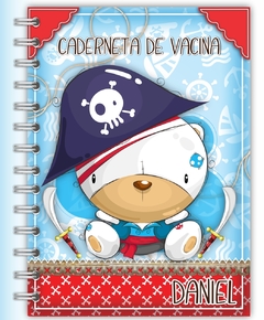 Caderneta de Vacinas - Ursinho Pirata