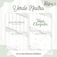 Livro do Bebê - Gêmeos Verde - comprar online