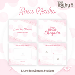 Livro do Bebê - Gêmeas Rosa - comprar online