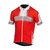 Camisa Ciclismo Masculina Spiuk Performance Vermelho-Cinza-Branco Tamanho L