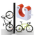 Suporte para Bicicleta de Parede Vertical Branco-Preto na internet