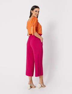 Calça Pantacourt com Amarração - comprar online