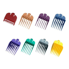 Kit 8 Pentes para maquinas Coloridos + Suporte Acrilico - comprar online