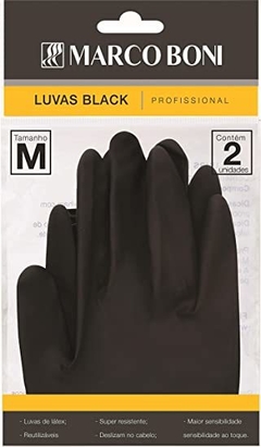 Luva Reutilizável Marco Boni Black - PRETO - M - comprar online