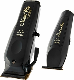 Combo Wahl Cordless Magic Clip + Detailer Black Bivolt