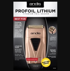 Shaver Andis Titanium Profoil Lithium- Bivolt na internet