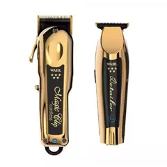 Super Combo Wahl Gold Máquina de Corte + Máquina de Acabamento + Shaver - Bivolt - comprar online