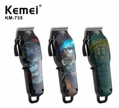 Imagem do MÁQUINA DE CORTAR CABELO KEMEI SKULL KM-735 PROFISSIONAL - MOD. 01