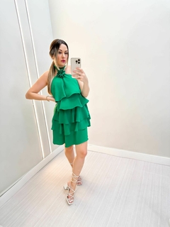 Vestido Bia-Verde Bandeira - comprar online
