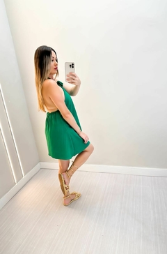 Vestido Júlia- Verde Bandeira - comprar online