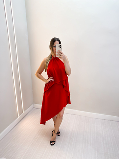 Vestido Camadas - vermelho - comprar online