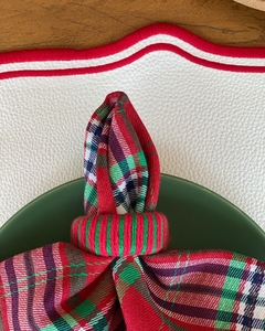 Porta-guardanapo cordão vermelho/verde na internet