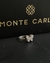 Monte Carlo - lindo e delicado anel em ouro branco - comprar online