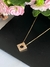 Imagem do Vivara - Corrente em ouro rose 18k com pingente cravejado de diamantes.