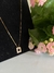 Vivara - Corrente em ouro rose 18k com pingente cravejado de diamantes.