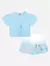 CONJUNTO INFANTIL MENINA BLUSA E SAIA SHORT SEREIA CINTI na internet