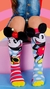 MEIA INFANTIL MENINA APLIQUES 3D DISNEY 1928