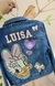 JAQUETA JEANS PERSONALIZADA NOMES EM PATCWORK na internet