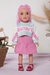 CONJUNTO VESTIDO COM CASACO BUNNY TAL MENINA TAL BONECA - LOJA JUJU BABY