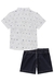 CONJUNTO CAMISA ÂNCORA E SHORT JEANS LUC BOO - comprar online