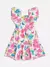 Vestido MOMI floral com babado na internet