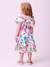 Vestido MOMI floral com babado - comprar online