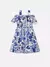 Vestido Animê azul de azulejos da Disney - comprar online