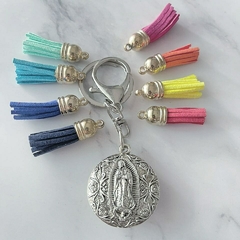 Llaveros Virgen - Medalla Globo