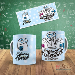 Caneca Xícara Flork Professor | Melhor Professor do Mundo