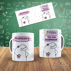 Caneca Xícara Flork Professora | Vai cair na prova?