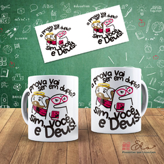 Caneca Xícara Flork Professora | A Prova Vai Ser em Dupla?