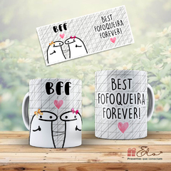 Caneca Xícara Engraçada Flork Bento | BEST FOFOQUEIRA FOREVER