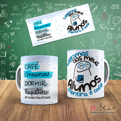 Caneca Xícara Flork Professor | Lágrimas dos Meus Alunos