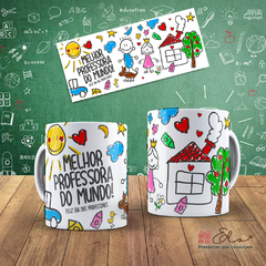 Caneca Xícara Flork Professora | Melhor Professora do Mundo