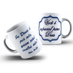 Caneca Você é Especial para Deus - Azul