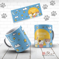 Caneca de Porcelana Pet Gatos