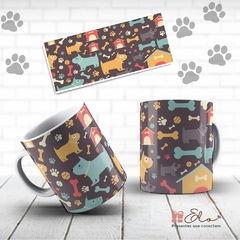 Caneca de Porcelana Pet Cachorrinhos